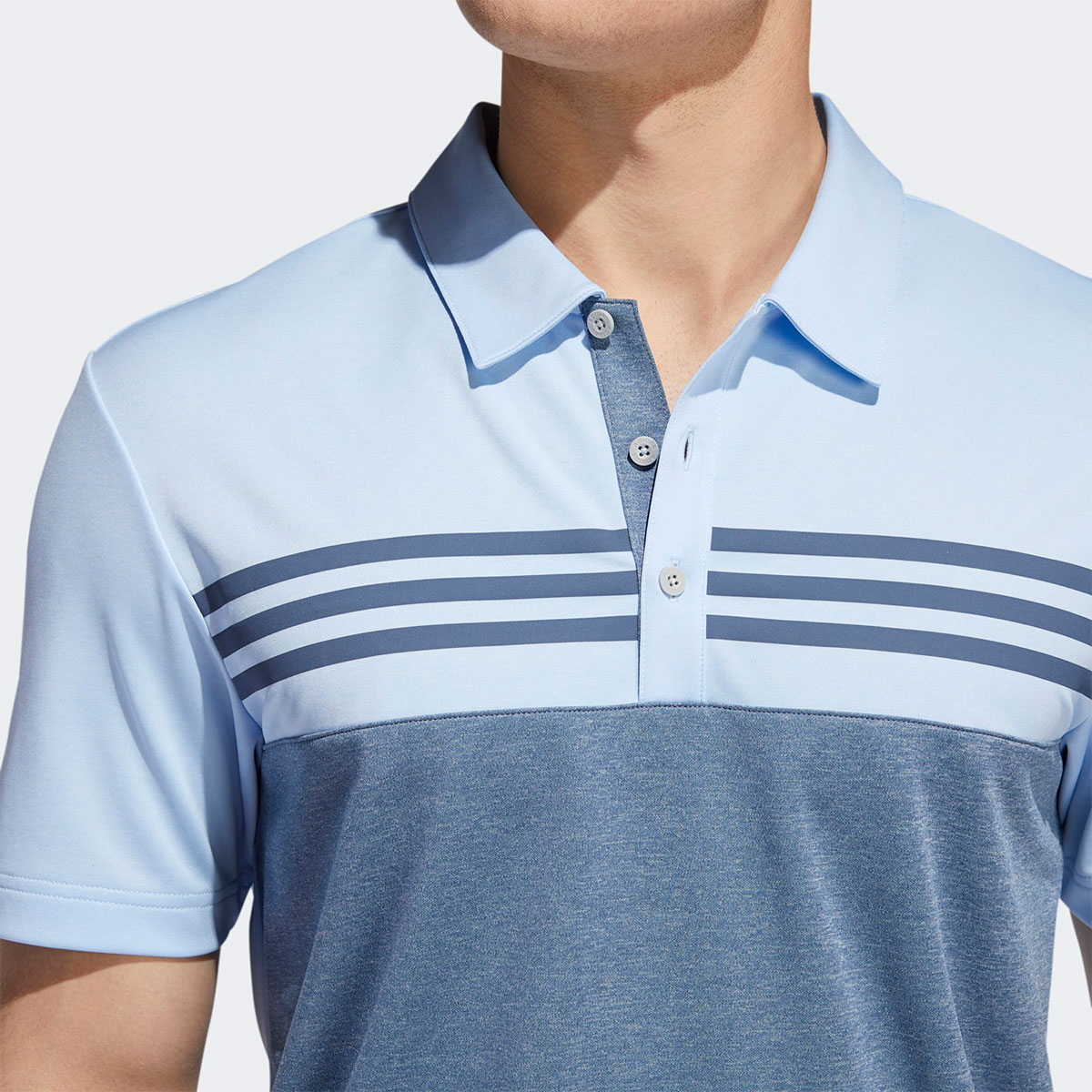 adidas heather golf polo