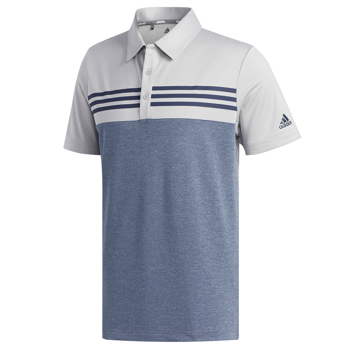 adidas heather golf polo